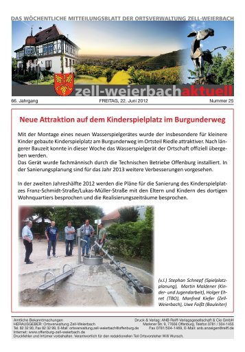 Mitteilungsblatt kw 25-2012.pdf - Zell-Weierbach