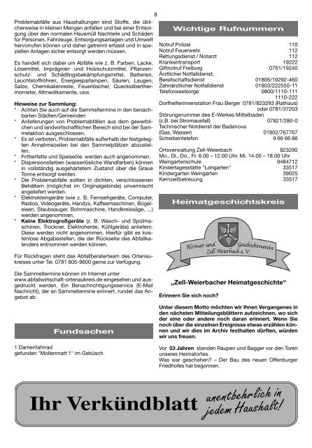 Mitteilungsblatt kw 25-2012.pdf - Zell-Weierbach