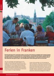 Ferien in Franken - Camping in Bayern