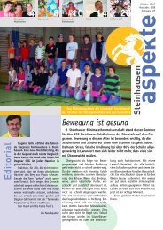 Ausgabe 10/2007 - Aspekte Steinhausen