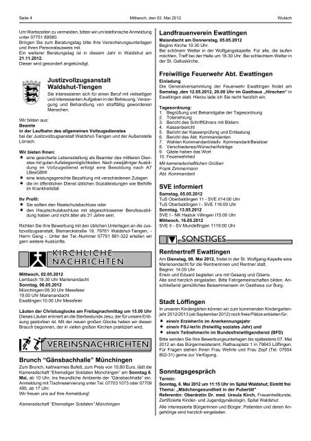 Mitteilungsblatt2012-9.pdf - der Gemeinde Wutach