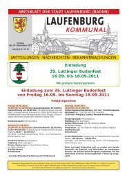 Einladung 35. Luttinger Budenfest 16.09. bis 18.09.2011 Einladung ...