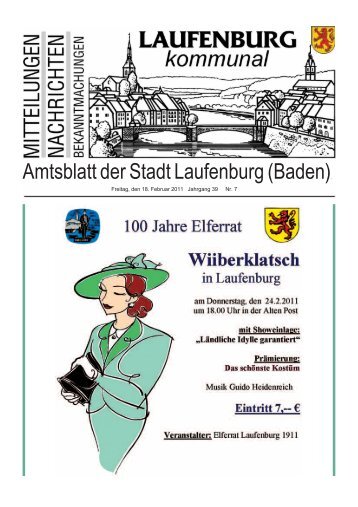 Amtsblatt der Stadt Laufenburg (Baden)(Baden)