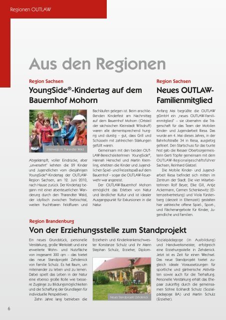 Ausgabe 01/2010 Titelthema S. 14-18 Das ist ... - OUTLAW gGmbH