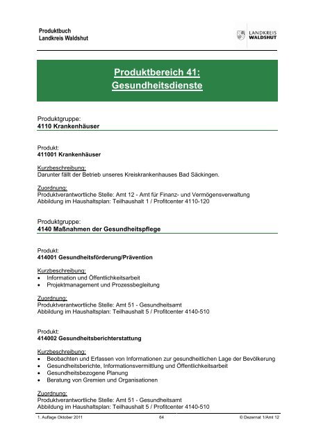 Produktbuch - Landratsamt Waldshut