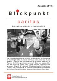 B lickpunkt - Caritasverband Hochrhein eV