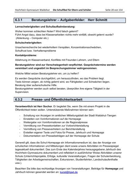 Schulfibel als PDF - Hochrhein-Gymnasiums Waldshut