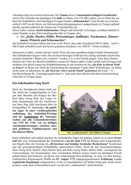 Der Erzinger Schlatthof - Klettgau-Historia