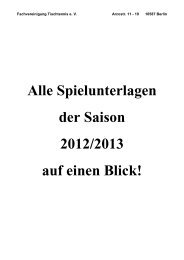 Alle Spielunterlagen der Saison 2012/2013 auf einen ... - FVTT-Berlin