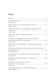 Inhaltsverzeichnis und Probekapitel (PDF) - Forschung