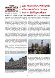 Moskau-Reise 2010.qxp - Forum Russische Kultur