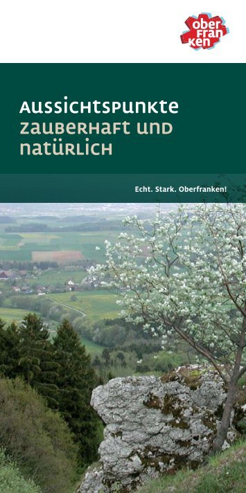 Broschüre Aussichtspunkte - Oberfranken