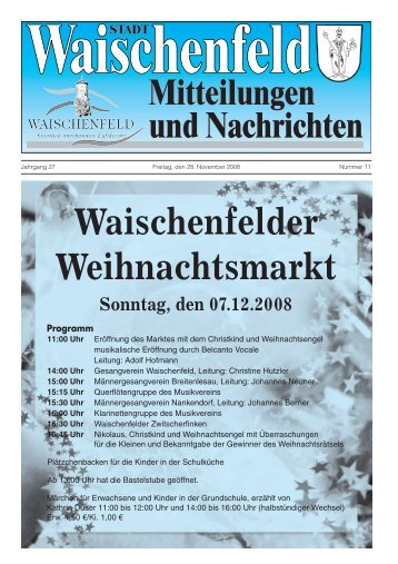 Waischenfelder Weihnachtsmarkt