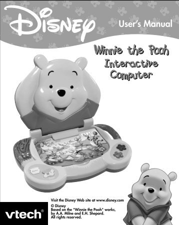 Winnie The Pooh Interactive Computer - VTech