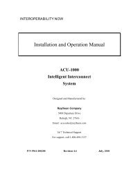 ACU-1000 Operations Manual - Raytheon