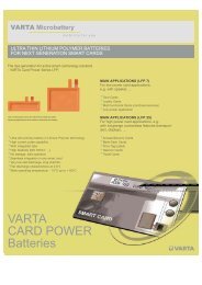 LEAFLET - VARTA CardPower - Otto Sauseng GMBH