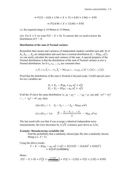3. Continuous Random Variables