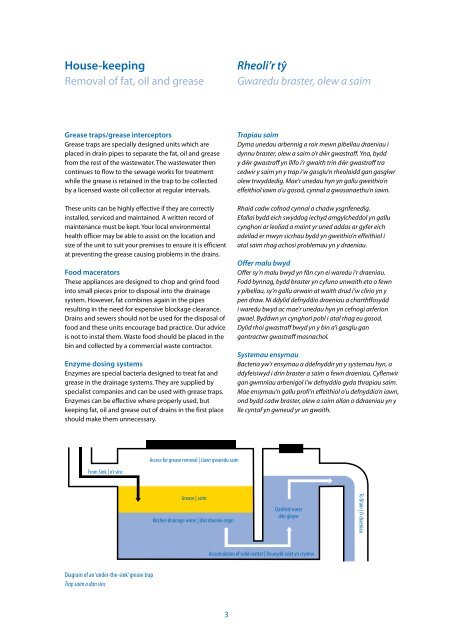 Disposal of Fats, Oils, Grease and Food Waste - Dŵr Cymru Welsh ...