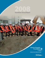 2008 Annual Report - Mission Hospital