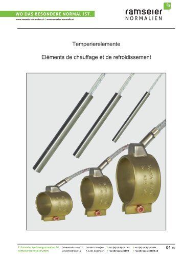 Temperierelemente [PDF 5,80 MB] - Ramseier-Normalien