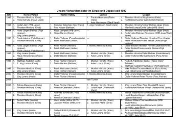 Ehrentafel ab 1992