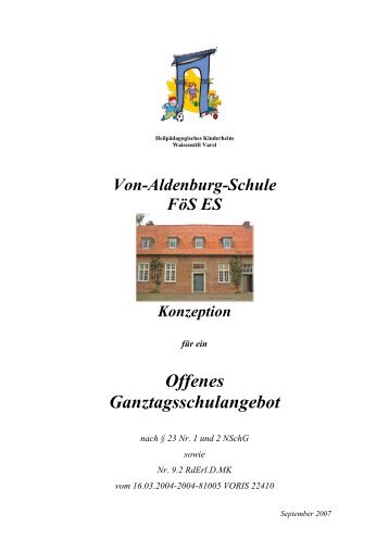 Offenes Ganztagsschulangebot - Aldenburg-Schule