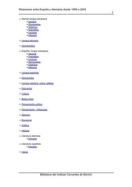Relaciones entre España y Alemania desde 1999 a - Instituto ...