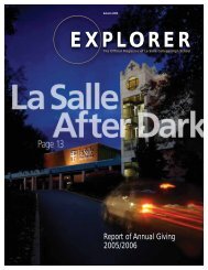 EXPLORER - La Salle College High School