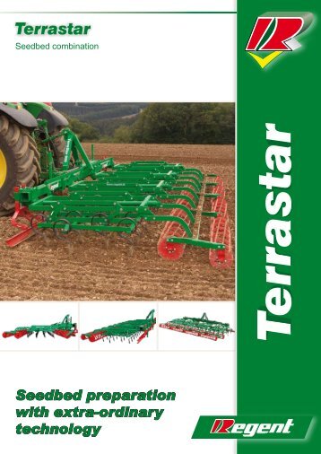 Seedbed combinations with exact depth guidance care for ... - Regent