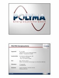 POLYMA Energiesysteme