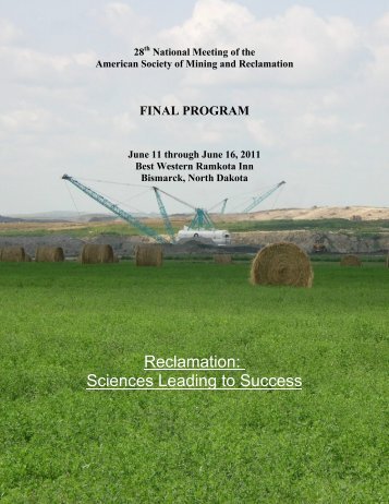 Reclamation: Sciences Leading to Success - American Society of ...