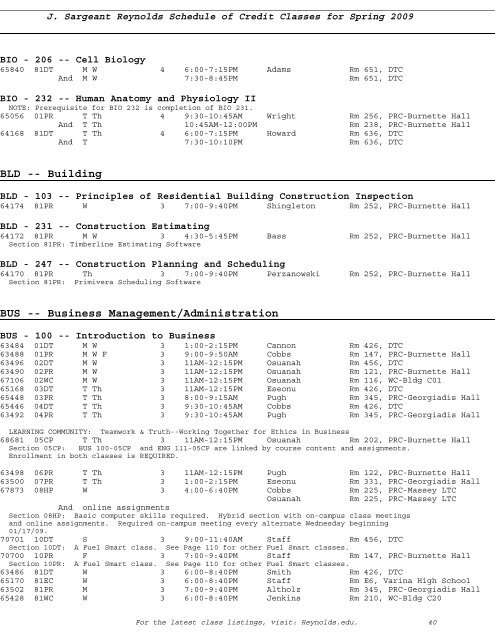 step 7 confirm your class schedule - J. Sargeant Reynolds ...