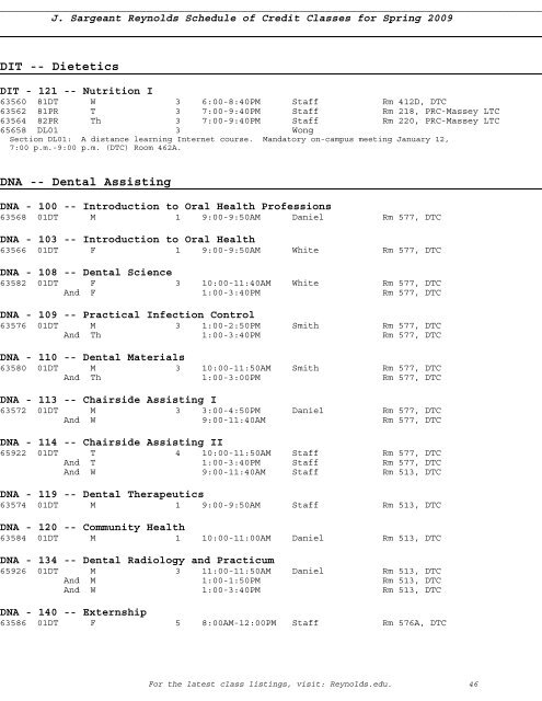 step 7 confirm your class schedule - J. Sargeant Reynolds ...