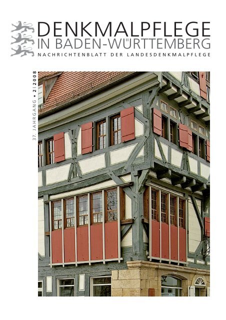 Nachrichtenblatt Der Landesdenkmalpflege Denkmalpflege Baden