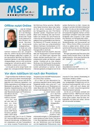 MSP Info Nr. 8 - Ausgabe Juni 2011 (pdf - MSP Medien ...