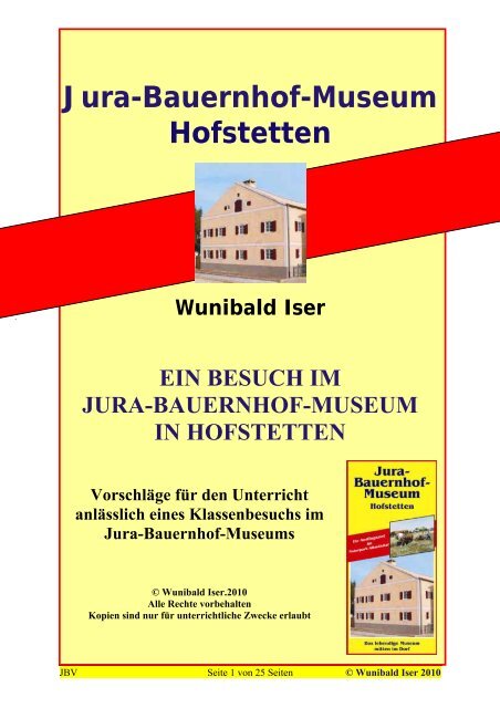 Jura-Bauernhof-Museum Hofstetten