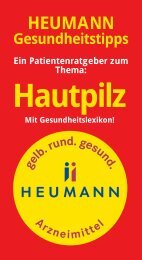 Gesundheitstipps Hautpilz