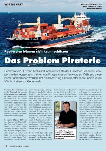 Das Problem Piraterie