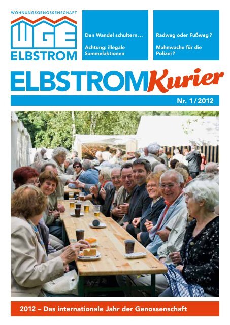 Elbstrom-Kurier2012-01 5.indd - Wohnungsgenossenschaft Elbstrom