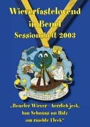 Sessionsheft 2003 (2,4 MB) - Beueler Wäscherprinzessin