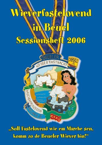 Sessionsheft 2006 (5,4 MB) - Beueler Wäscherprinzessin