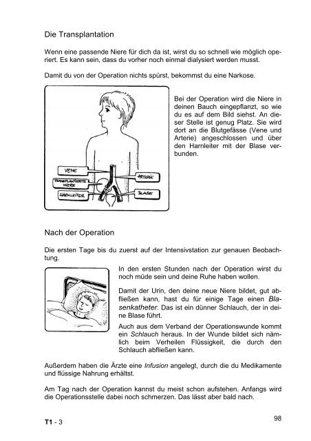 Mein Buch über Nieren und Nierenkrankheit - Nierenkranke Kinder ...