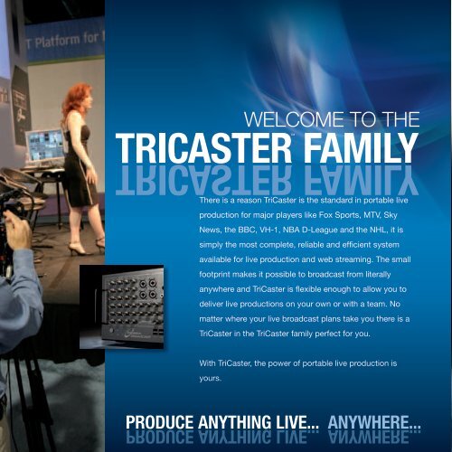 TRICASTER uSERS - Famo