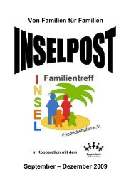 Inselpost 2009 Sept - Dez (PDF) - Familientreff INSEL ...