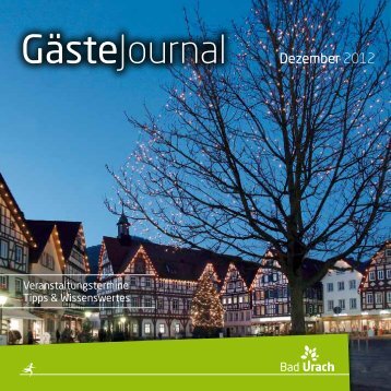 GästeJournal Dezember 2012 - Bad Urach