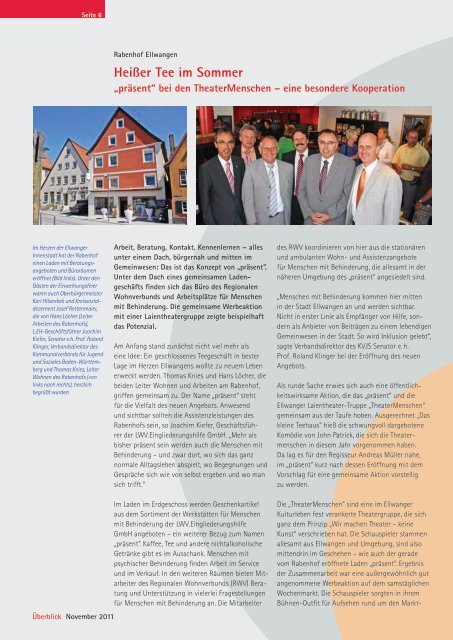 Überblick November 2011 - LWV.Eingliederungshilfe GmbH