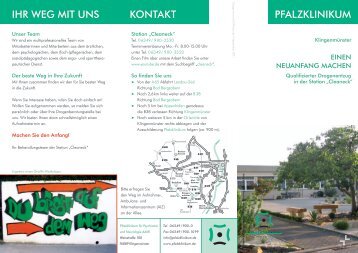 Info-Flyer Drogenabhängigkeit - Pfalzklinikum