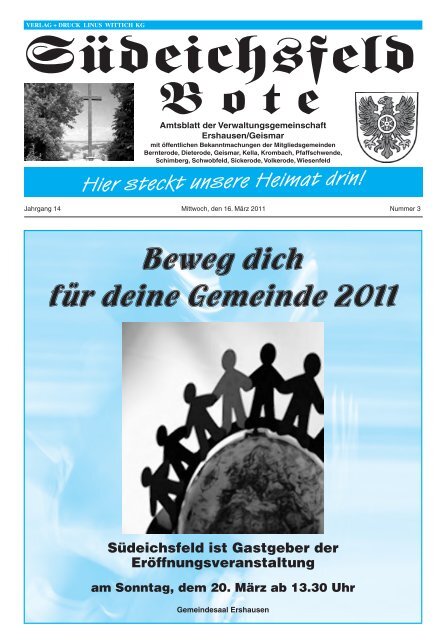 März 2011 - Verwaltungsgemeinschaft Ershausen/Geismar