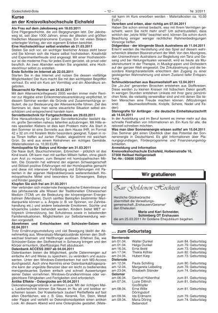 März 2011 - Verwaltungsgemeinschaft Ershausen/Geismar