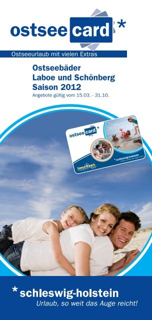Ostseebäder Laboe und Schönberg Saison 2012